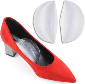 2Pairs Durable Flatfoot Corrector Orthotic Shoe Insoles Arch Support Gel Cushions for All Shoes Enhancing Comfort for Walking Running Hiking and Daily Use