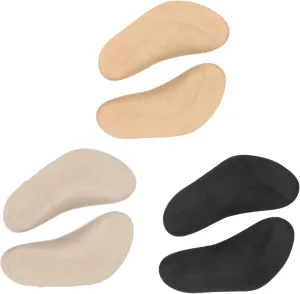 CLISPEED 3 Pairs Orthotic Arch Support Insoles Comfortable Shoe Cushions for Walking Running Daily Wear Durable Foot Pads for Heel Relief for All Shoe