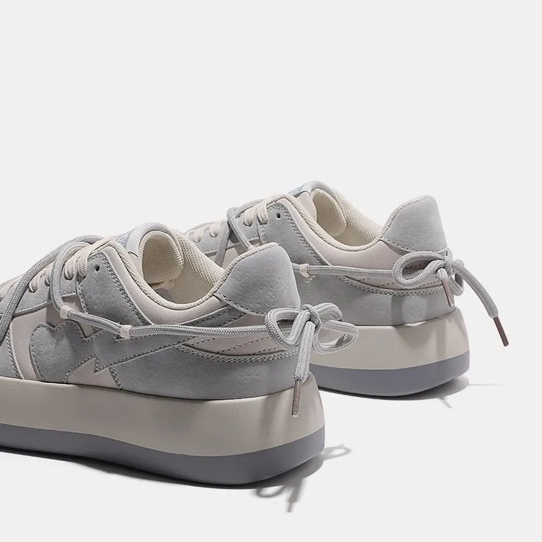 Kawaii Fashion Pink All-match Platform Sneakers