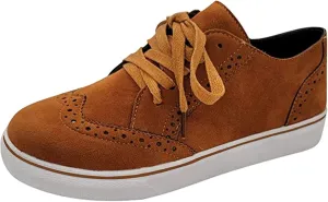 Ladmiple Sneakers For Women Slip On Wide Width Lace ups Casual Canvas Walking Shoes Dressy Summer Fashion Flats Loafers