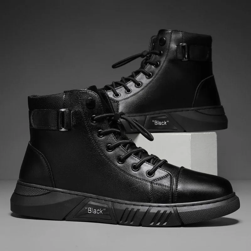 Men's Casual Versatile Genuine Leather Boots