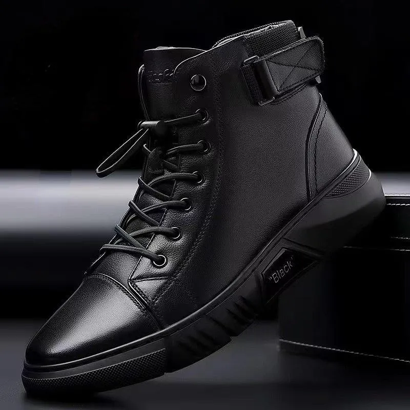Men's Casual Versatile Genuine Leather Boots