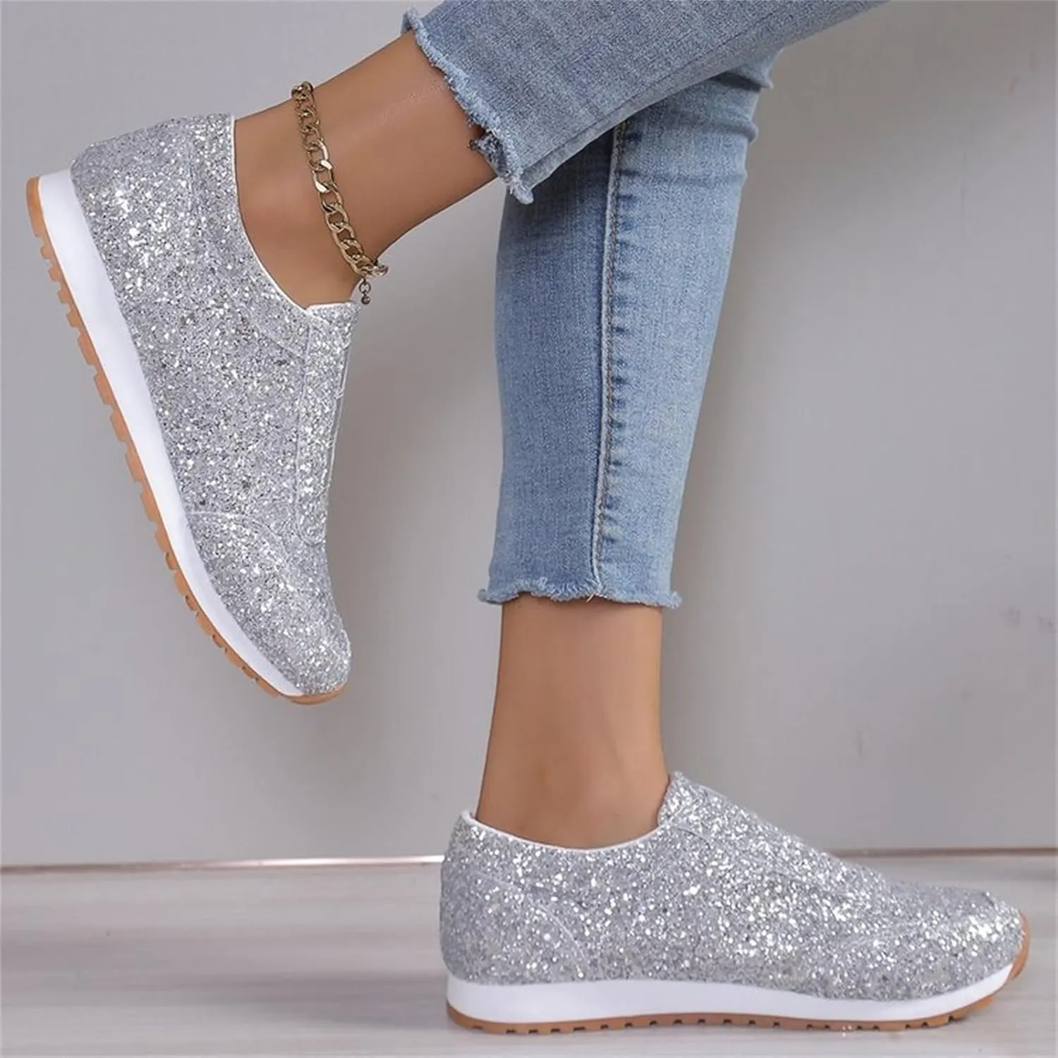 Orthopedic Shoes for Women Platform Sneakers for Women Slip On Loafers for Women Comfort Brown Dress Shoes for Men Casual Round Head Deals of The Day