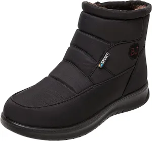 Snow Boots for Women Waterproof Ankle Boots Outdoor Non-Slip Booties Comfortable Shoes Warm Soft Fur Lined Winter Boots
