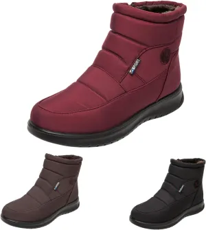 Snow Boots for Women Waterproof Ankle Boots Outdoor Non-Slip Booties Comfortable Shoes Warm Soft Fur Lined Winter Boots