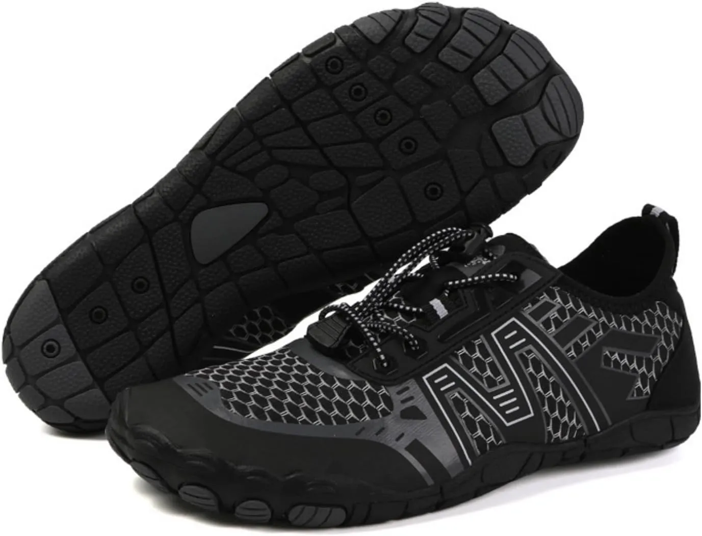 Water Hiking Shoes for Women Men's Hike Barefoot Grounded Footwear, Women's Quick Dry Beach Pool Aqua Swim Shoes, Unisex Wide Toe Box Sneakers for Walking Trekking Swimming Workout Outdoor